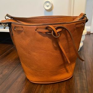 Tan Bucket Bag